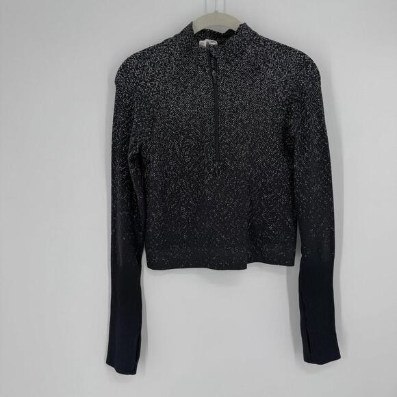 Lululemon Jacket Women’s 6 gray restless II crop athletic preppy workout running - Picture 2 of 7